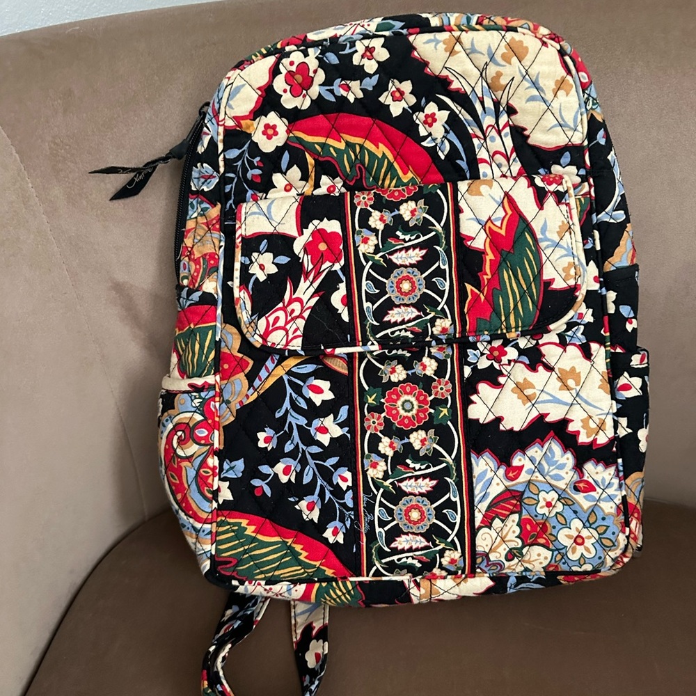 Vera Bradley backpack and wallet